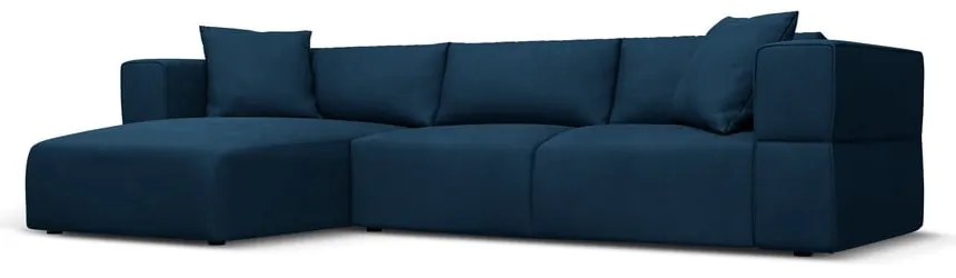Divano angolare blu, angolo sinistro Esther - Milo Casa
