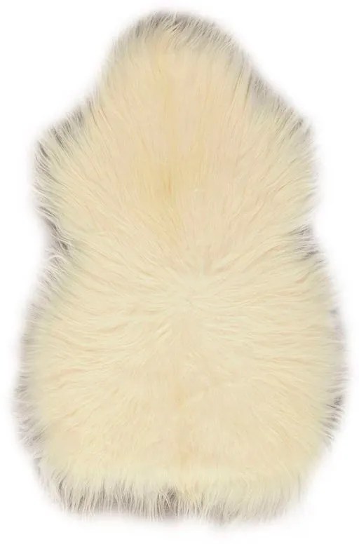 Tappeto Lambskin bianco, L 100 x L 100 cm