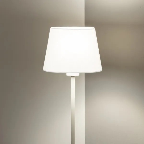 Brilagi - Lampada da terra a LED CERIA 1xE27/40W/230V Ø 20,5 cm bianca