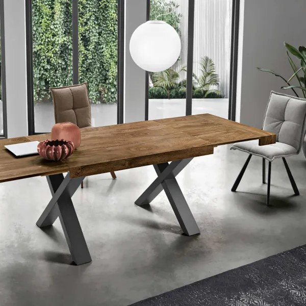 Tavolo allungabile a 260 cm con struttura in laminato PARIDE TEK
