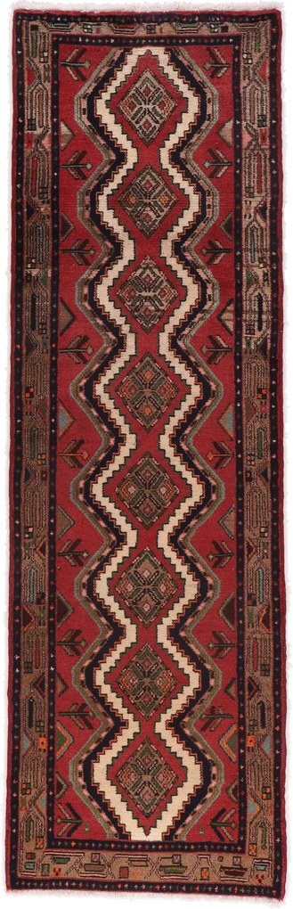 Hamedan Tappeto 90 x 280 (Iran) Annodato A Mano