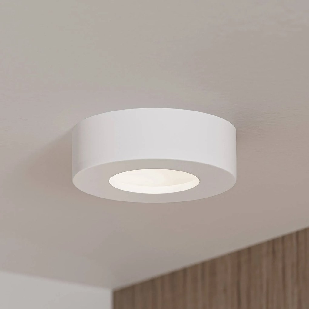 Prios Plafoniera LED Edwina, bianco, 12 cm, CCT, IP44