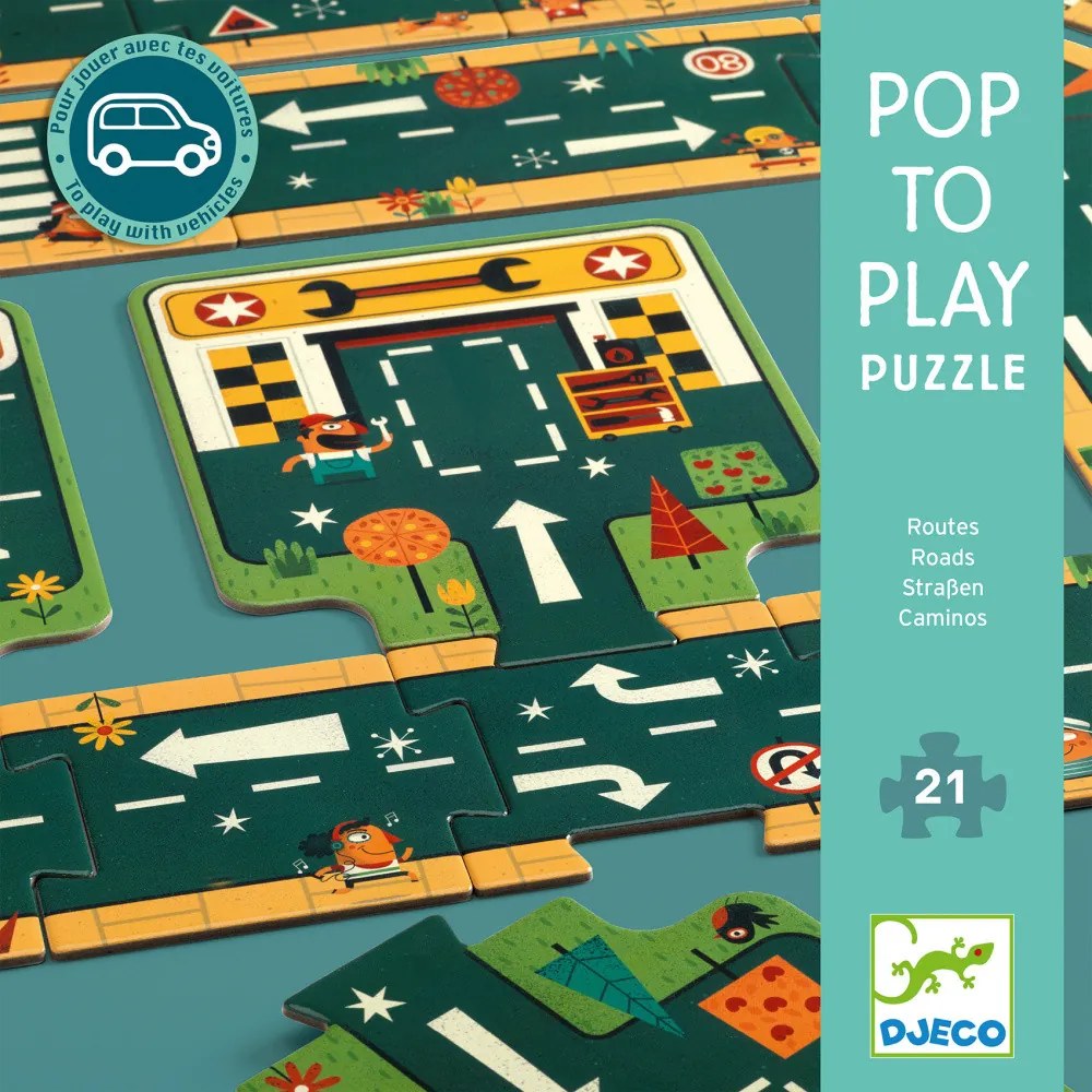Puzzle - strade - 21 pezzi