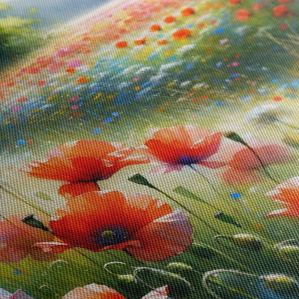 Quadro su tela – Magia del mattino estivo sul prato