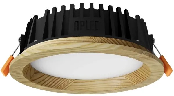 APLED - Lampada LED RONDO WOODLINE LED/6W/230V 4000K diametro 15 cm pino legno solido