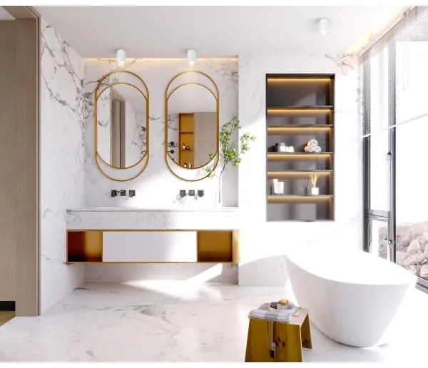 Brilagi - Luce Spot da bagno SELE 1xGU10/30W/230V IP44 bianco