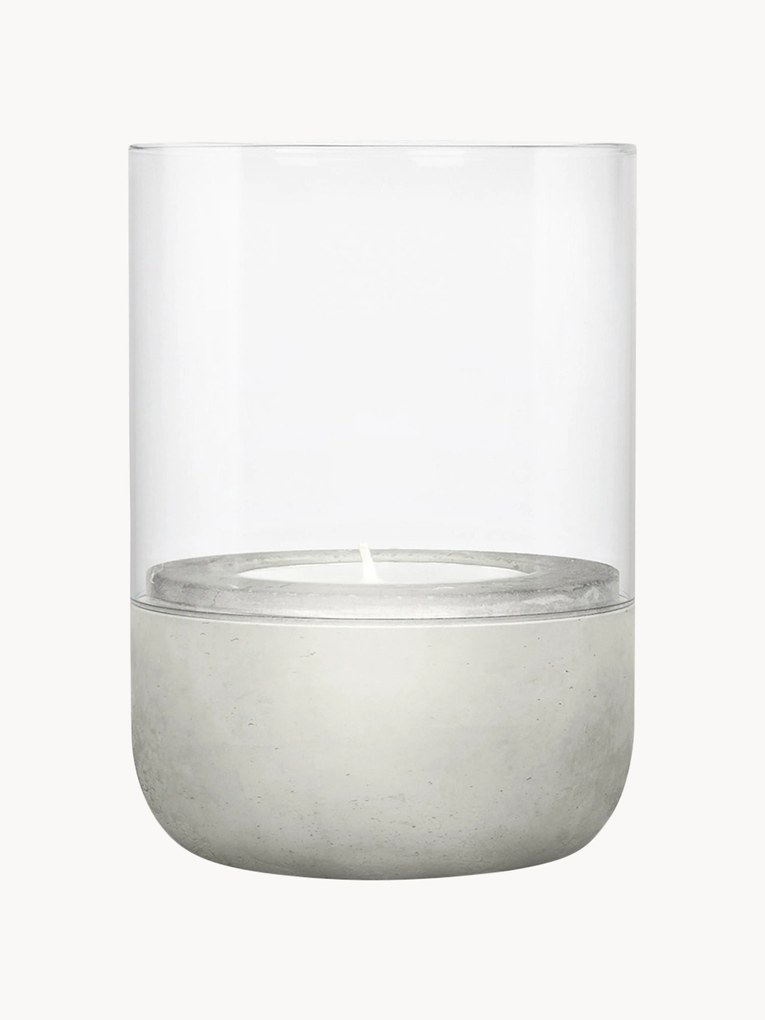 Portalumini in cemento Calma, set da 2