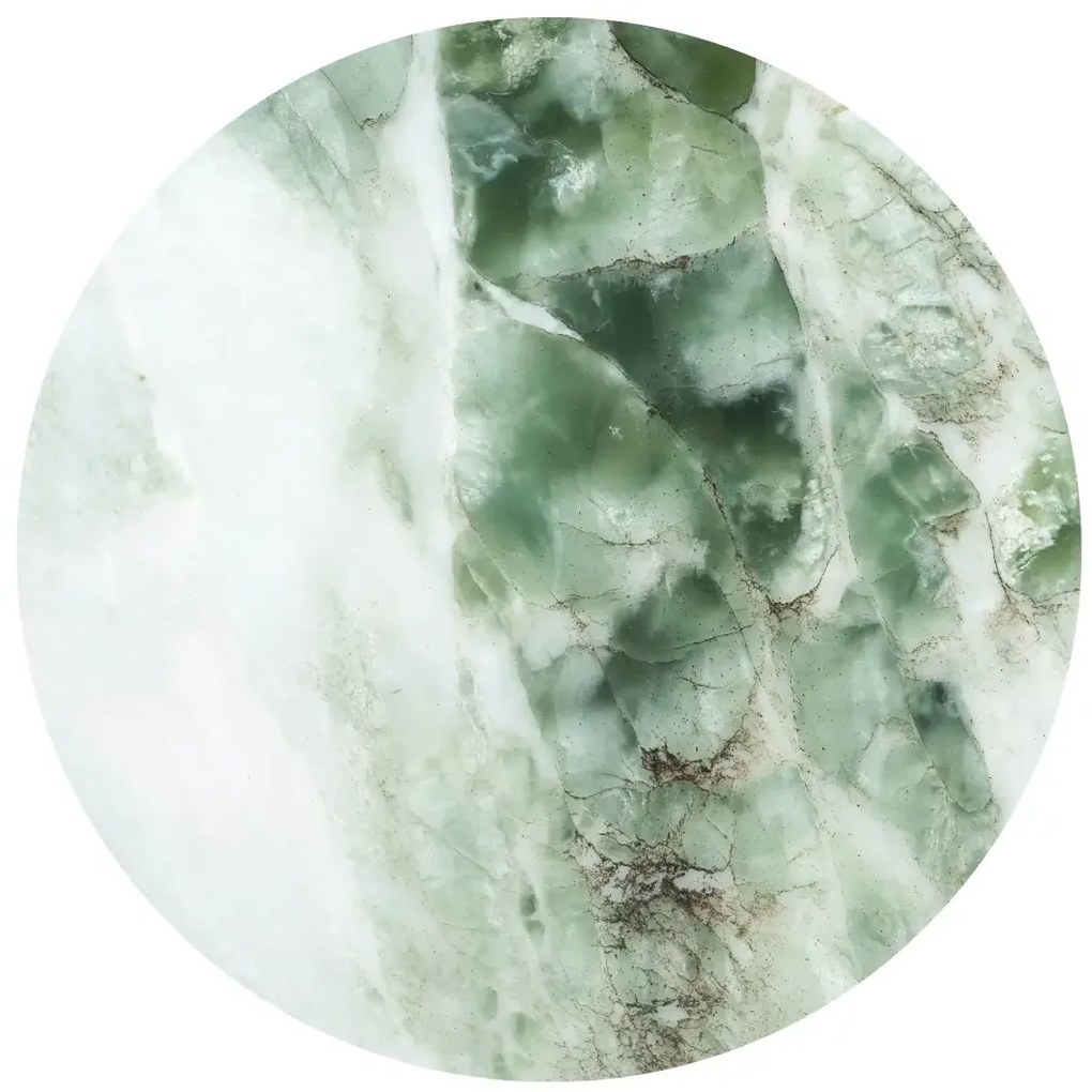 KEK Amsterdam Carta da parati panoramica Marble 1 Circle - Multicolor - Durchmesser 1,9m