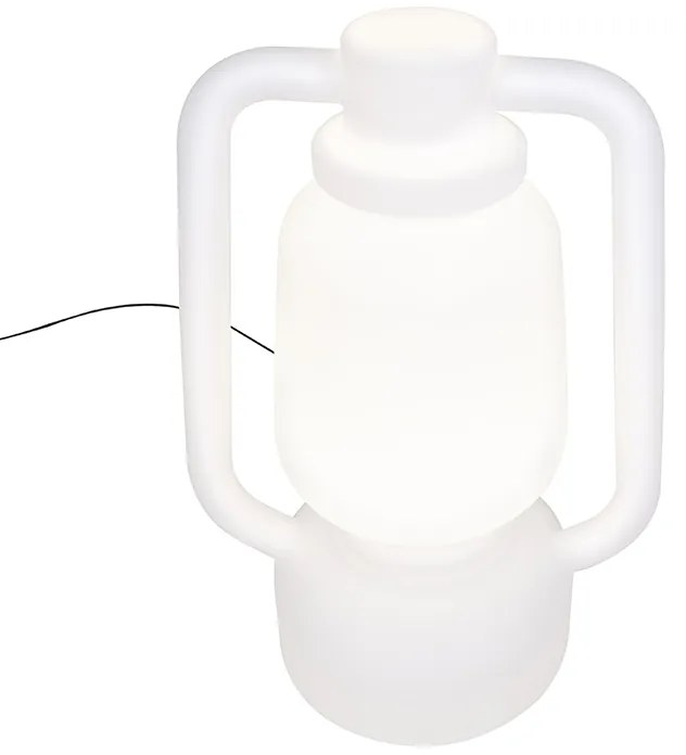 Lampada da terra bianca 110 cm IP44 - STORM Extra Large
