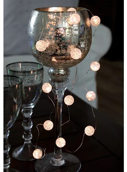 Eglo 411068 - Catena natalizia LED DEW DROP 15xLED/3xAA 1,4m