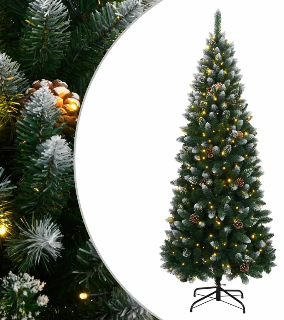 Albero Di Natale Artificiale Con 300 Led 180 Cm /