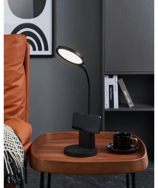 Eglo 900528 - Lampada da tavolo LED dimmerabile BROLINI LED/2,1W/5V 1500 mAh nero