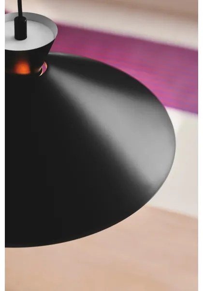 Nordlux - Lampadario a sospensione con filo DIAL 1xE27/40W/230V diametro 45 cm nero