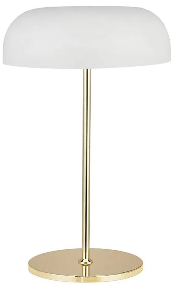 Searchlight EU60707WH - Lampada da tavolo HANOVER 2xE14/7W/230V bianco/oro