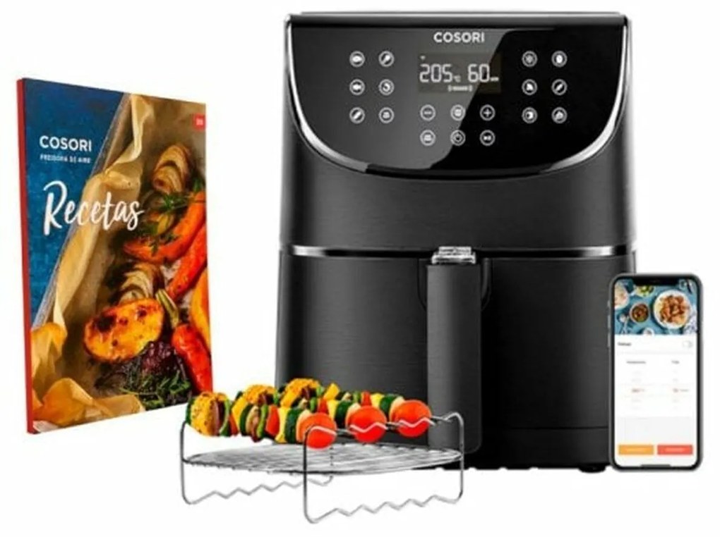 Friggitrice ad Aria Cosori Smart Chef Edition Nero 1700 W 5,5 L