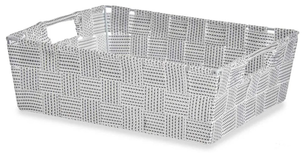 Cestino Multiuso Bianco Stoffa 3 L 23 x 8 x 27 cm (48 Unità)