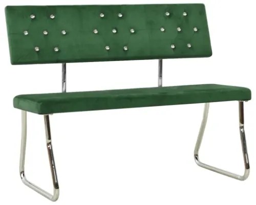 Panca 110 cm in Velluto Verde Scuro