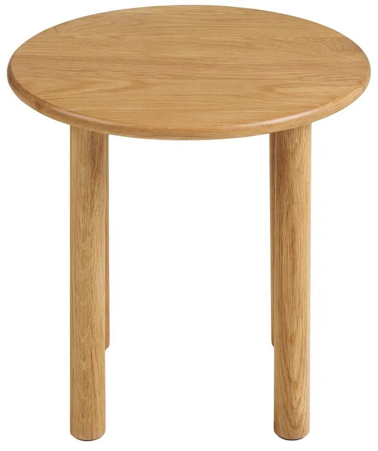 Tavolino rotondo in rovere massiccio ø 40 cm Jena – House Nordic