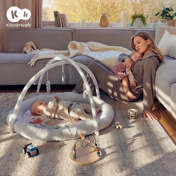 KINDERKRAFT - Tappeto gioco COZYPLAY per bambini, grigio