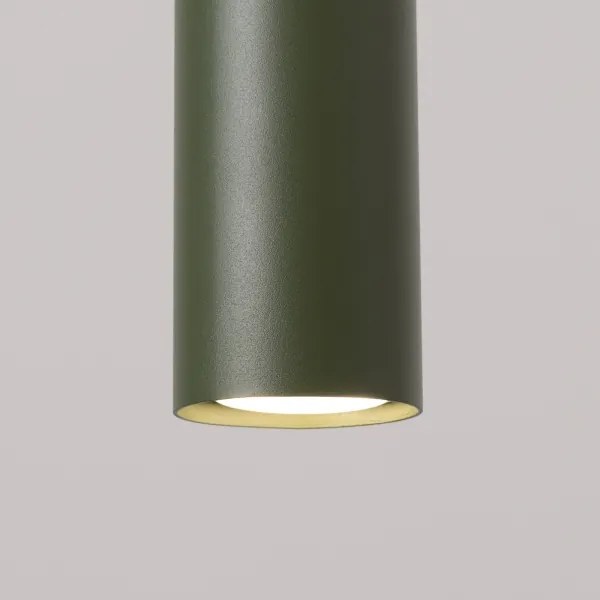 Sollux SL.1484 - Lampadario a sospensione con filo LAGOS 1xGU10/10W/230V verde