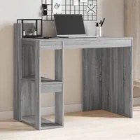 Scrivania Grigio Sonoma 103,5x56,5x94 cm in Legno Multistrato 847980