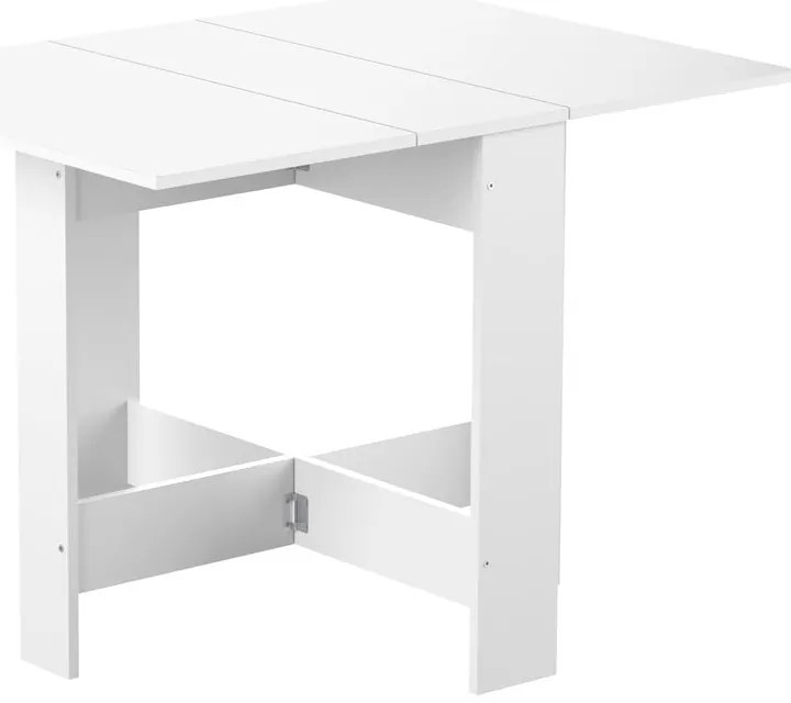 Tavolo da pranzo pieghevole con piano bianco 76x28 cm Papillon - TemaHome