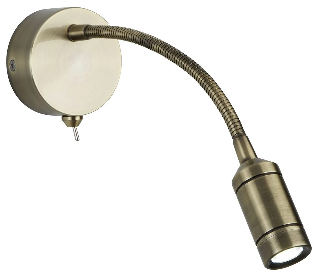 Applique Contemporanea Flexy Acciaio Adjustable Led 0,75W 3000K