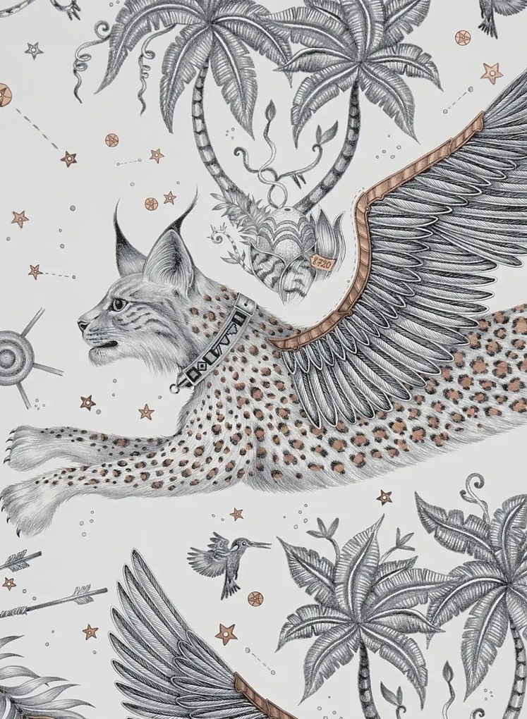 Clarke & Clarke Tapete Lynx - Nude