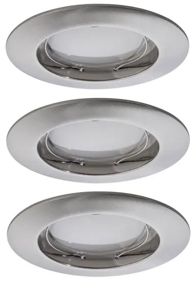 Paulmann 92827 - Set 3x LED 7W dimmerabile incasso COIN 230V