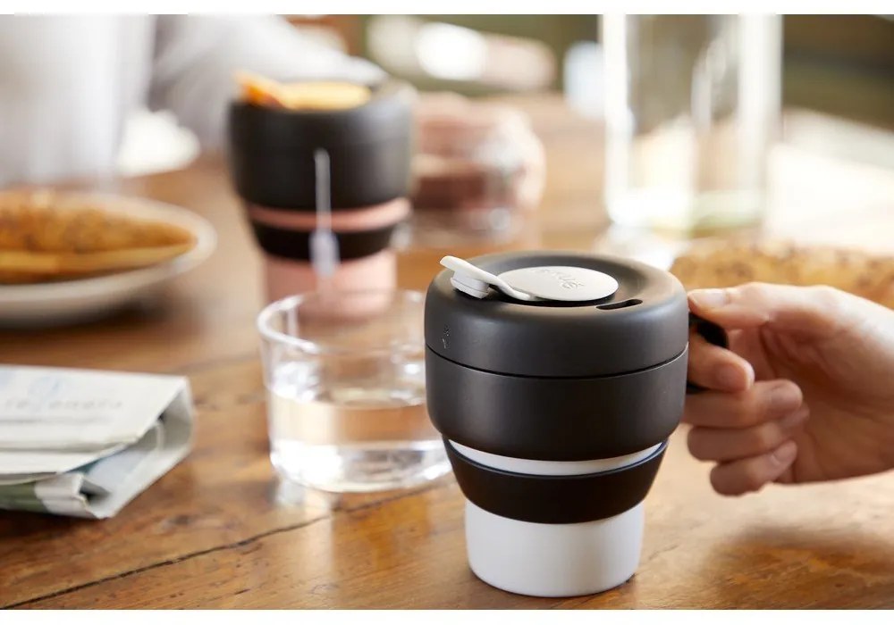 Tazza termica nera 400 ml To Go – Lékué