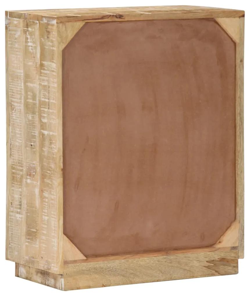 Credenza 60x30x75 cm in legno massello di mango