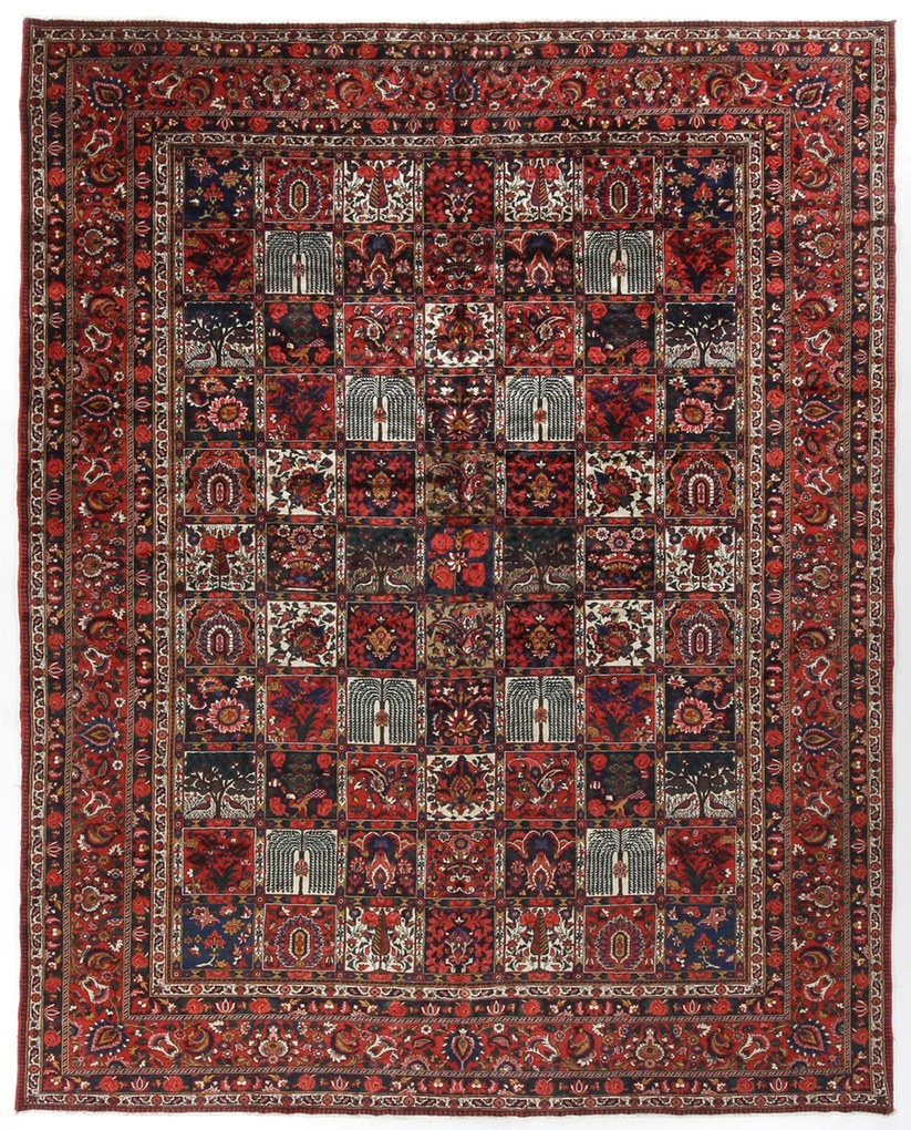 Bakhtiar Tappeto 330x410 (Iran) Annodato A Mano