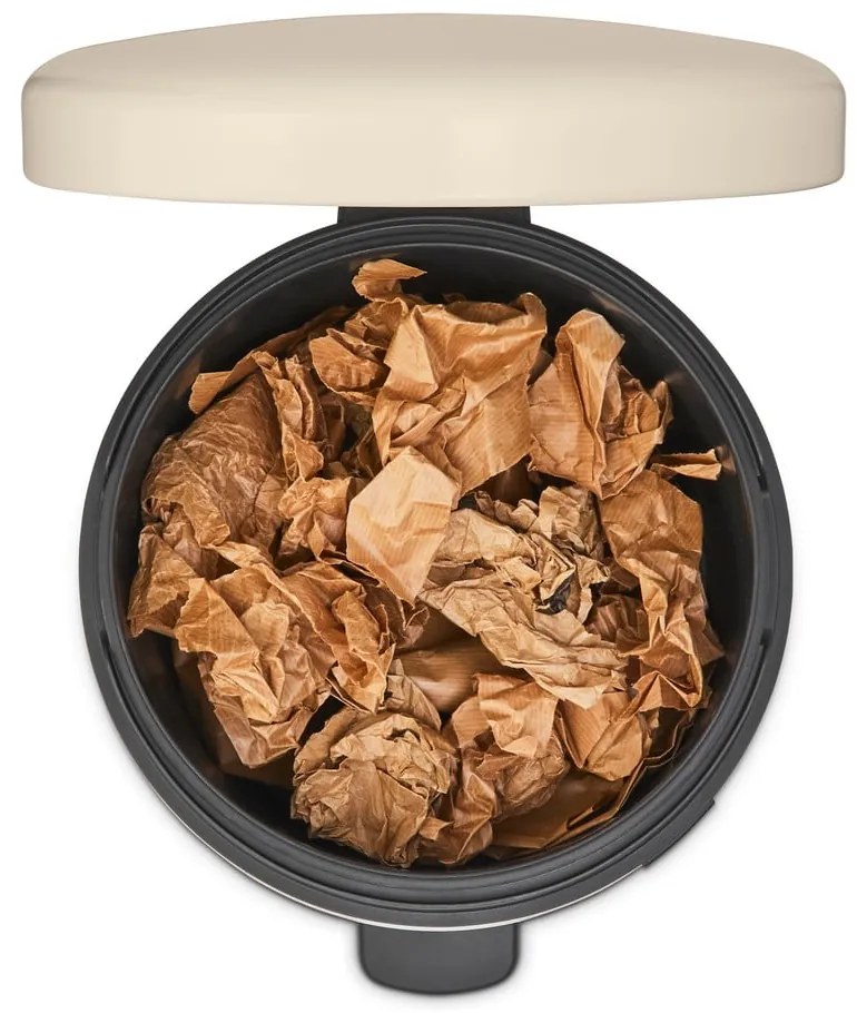 Bidone beige in acciaio 30 l NewIcon - Brabantia