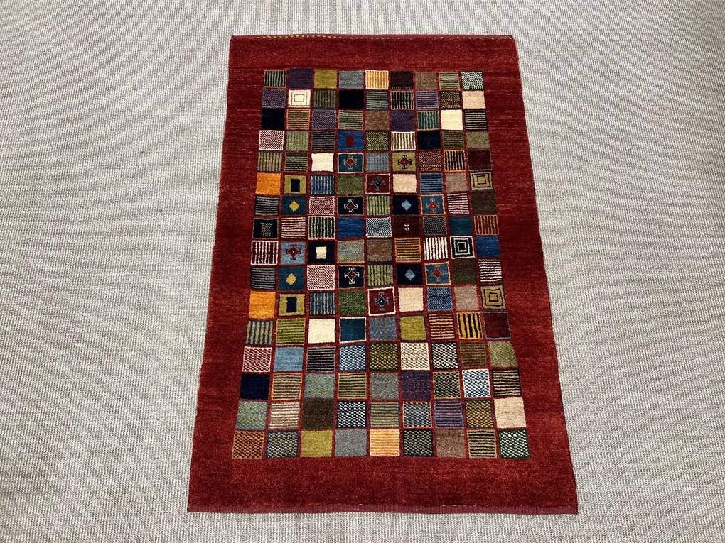 Gabbeh Tappeto 150 x 100 (Iran) Annodato A Mano