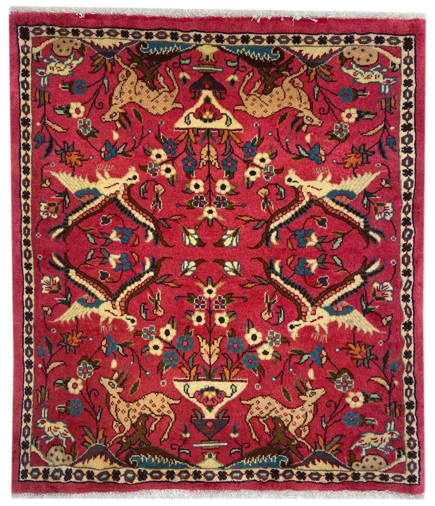 Sarouk Tappeto 100 x 90 (Iran)