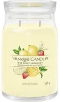 Iced Berry Lemonade, candela in giara grande Yankee Candle