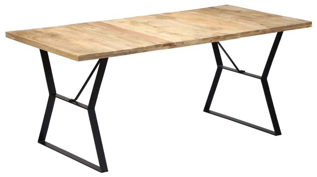 Tavolo da Pranzo 180x90x76 cm in Legno Massello di Mango