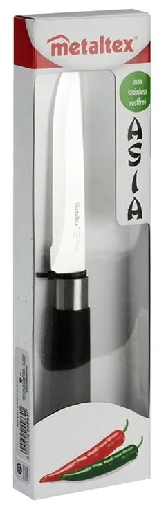 Coltello in acciaio inox, lunghezza 24 cm Asia - Metaltex