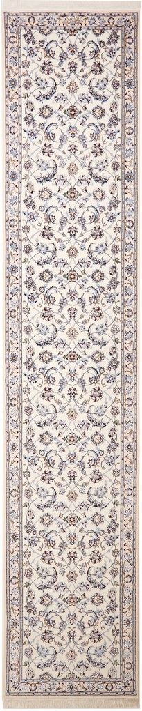 Nain Tappeto 440 x 90 Beige (Iran) Annodato A Mano