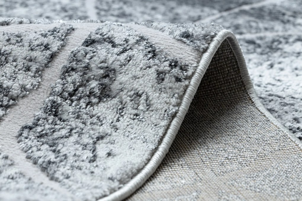 Tappeto MEFE moderno  2783 Marmo - Structural due livelli di pile grigio