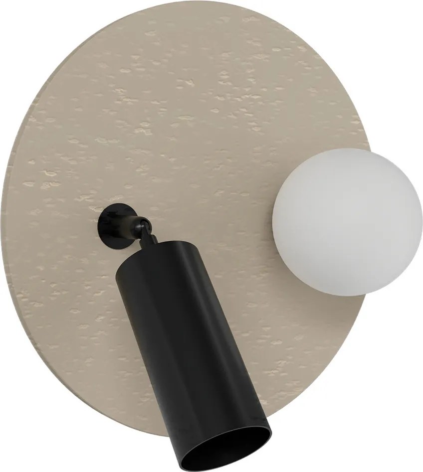 Applique da Parete GU10 e G9 Ø300mm in Pietra con Interruttore