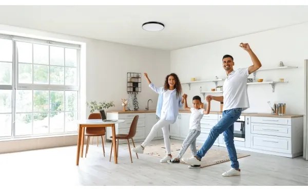 Kanlux 38610 - Luce LED dimmerabile PLAFON LED/20W/230V 3000-6500K Wi-Fi nero