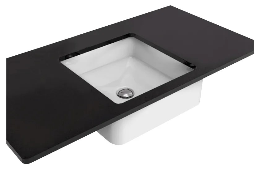 Ceramica Flaminia Miniwash lavabo sottopiano 40 cm senza troppopieno in ceramica bianco