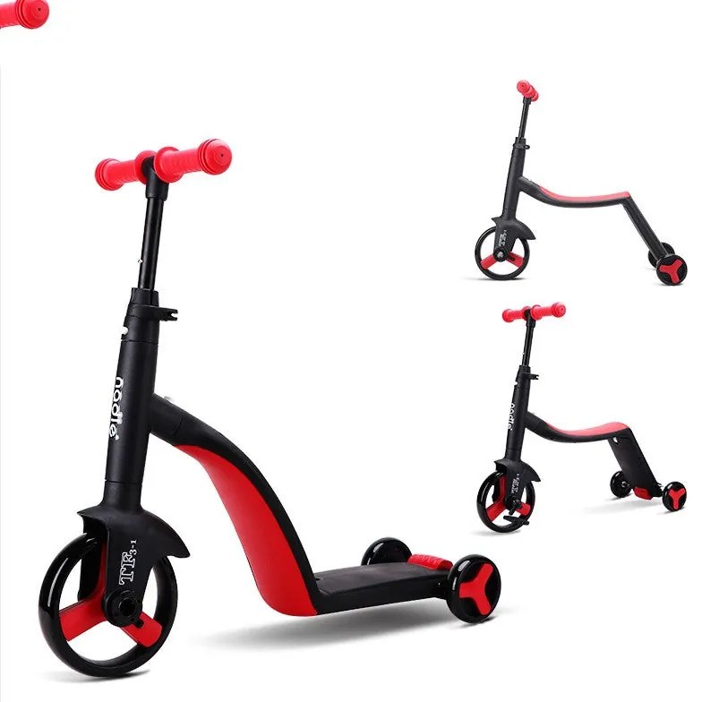 Scooter Triciclo 3 in 1 per Bambini in diversi colori, Rosso