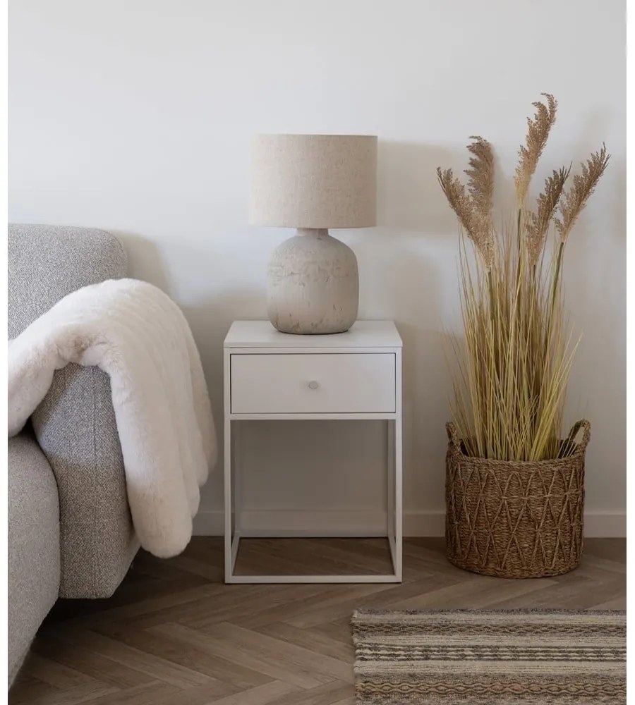 Comodino bianco Vita – House Nordic