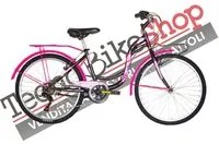 Bicicletta Fausto coppi Taylor 24 pollici - 1 Velocit colore Nero