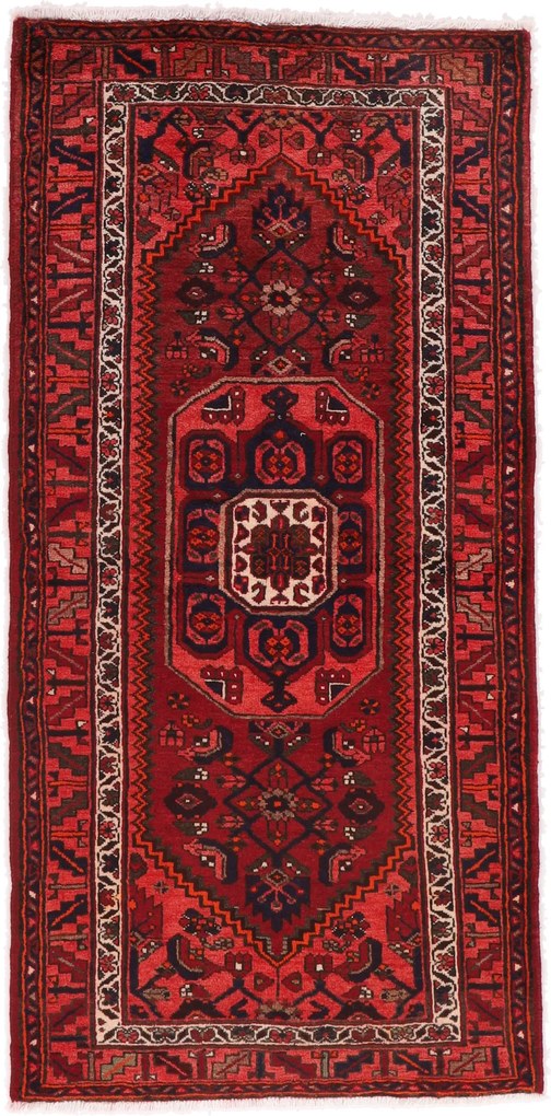 Hamedan Tappeto 210 x 100 (Iran) Annodato A Mano