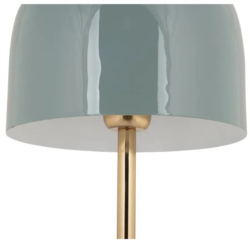 Lampada da tavolo color menta con paralume in metallo (altezza 50 cm) Manta - Leitmotiv