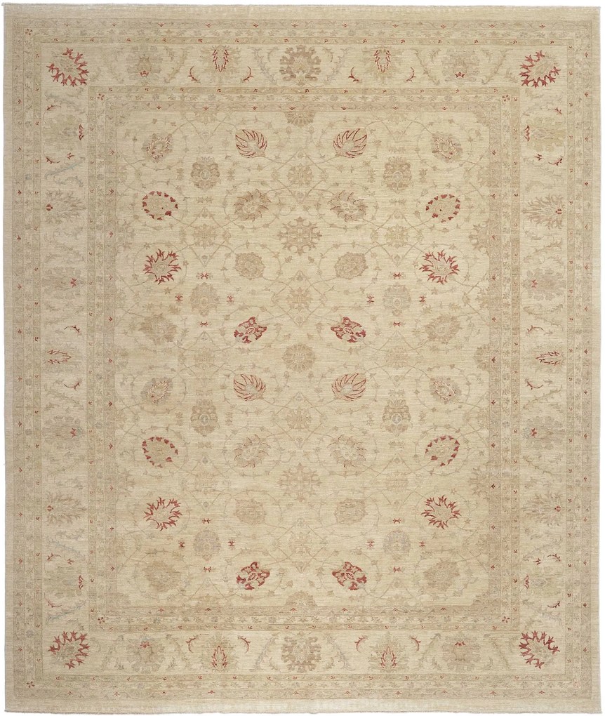 Ziegler Tappeto 470x400 Beige (Pakistan) Annodato A Mano