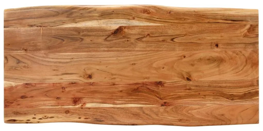 Tavolo da Pranzo 110x50x76 cm Legno Massello di Acacia